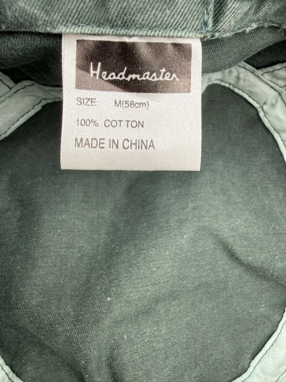 Headmaster Charcoal Pigment Dyed Cotton Bucket Hat M